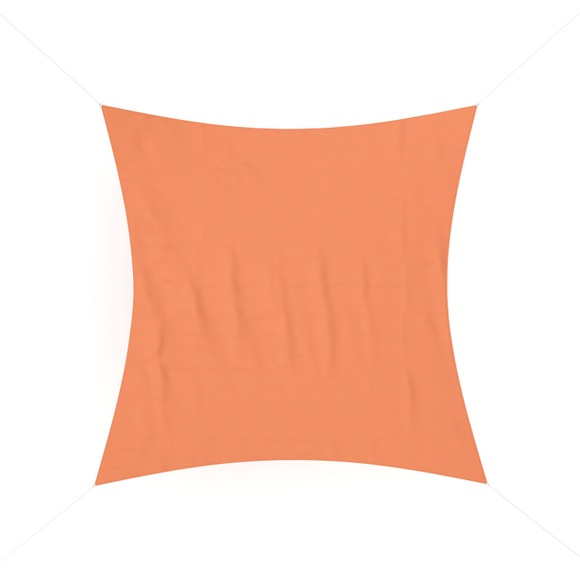 Sonnensegel Quadrat 5x5m orange