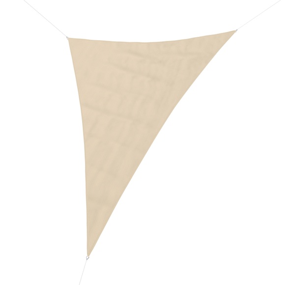 Sonnensegel Dreieck 4.2 x 4.2 x 6 m beige