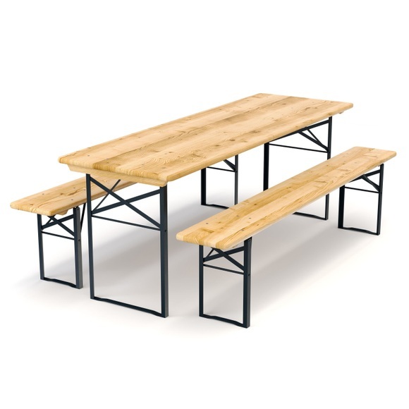 Festbank Bierzeltgarnitur 177 x 46/23 cm