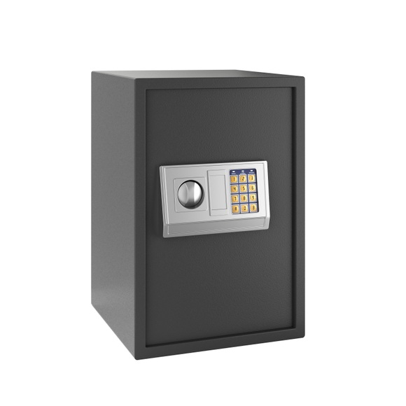 Elektronischer Tresor grau