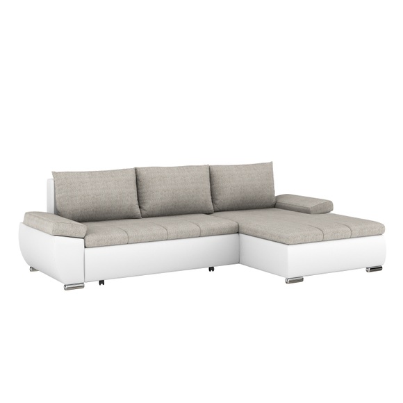 Schlafsofa KIRA rechts weiss