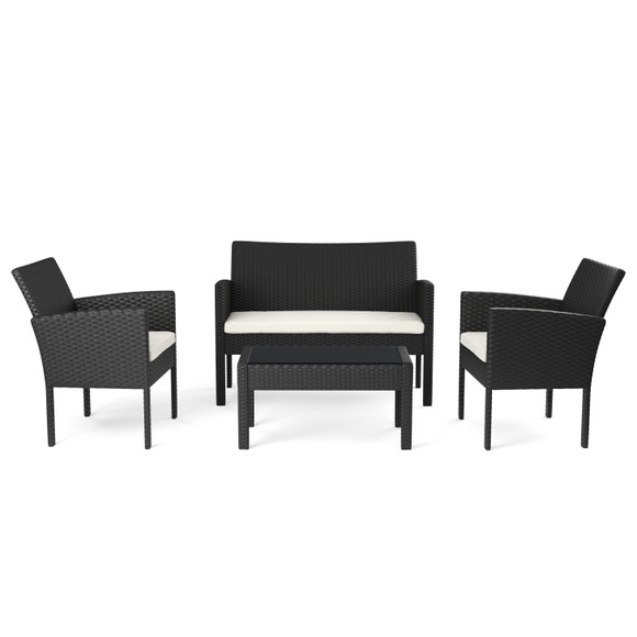 Gartenset LIVORNO PE Rattan