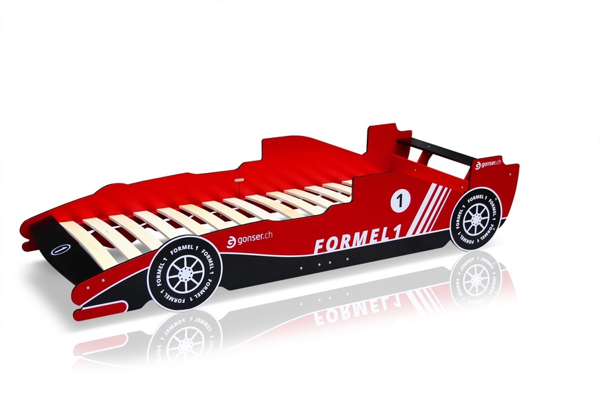 Kinderbett Rennwagen Bett RACER rot