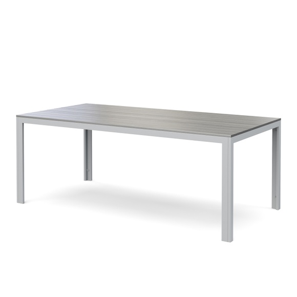 Tisch Polywood 200x100 cm grau