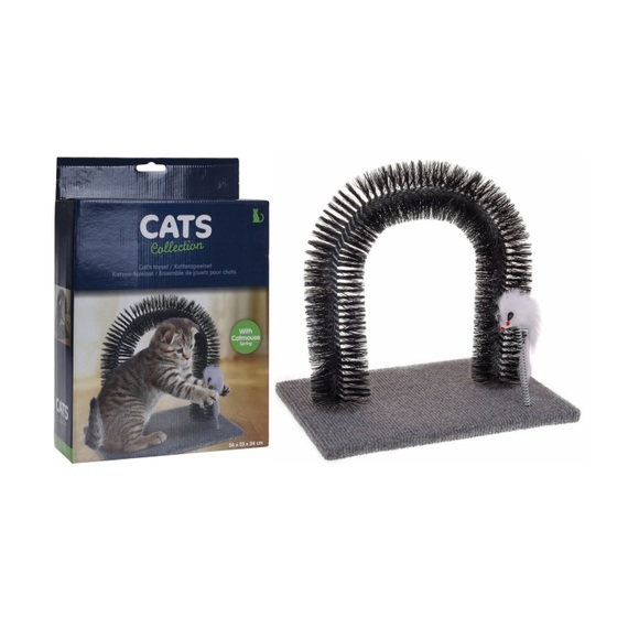 Katzenspielzeug Fellpflege 2in1
