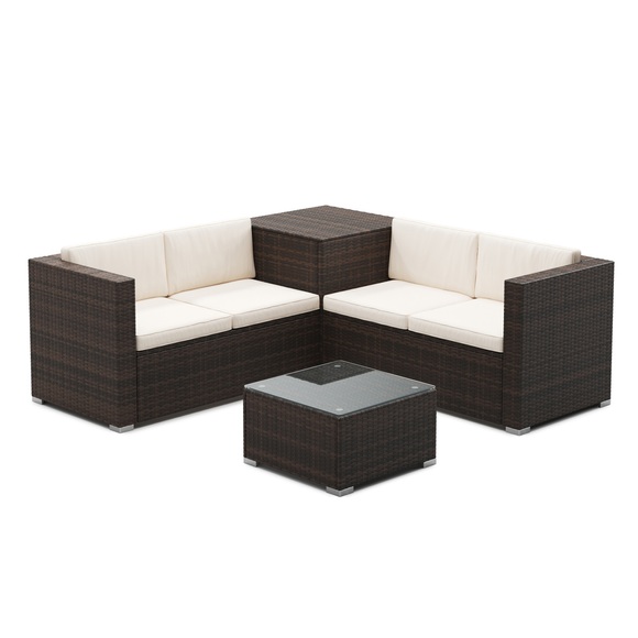 Rattanlounge SAN MARINO mixed