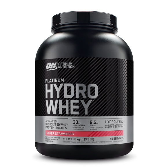 Optimum Nutrition HydroWhey Protein 1623g Strawberry