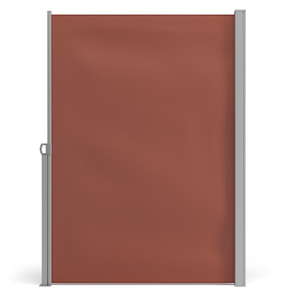 Seitenmarkise 200 x 400 cm braun