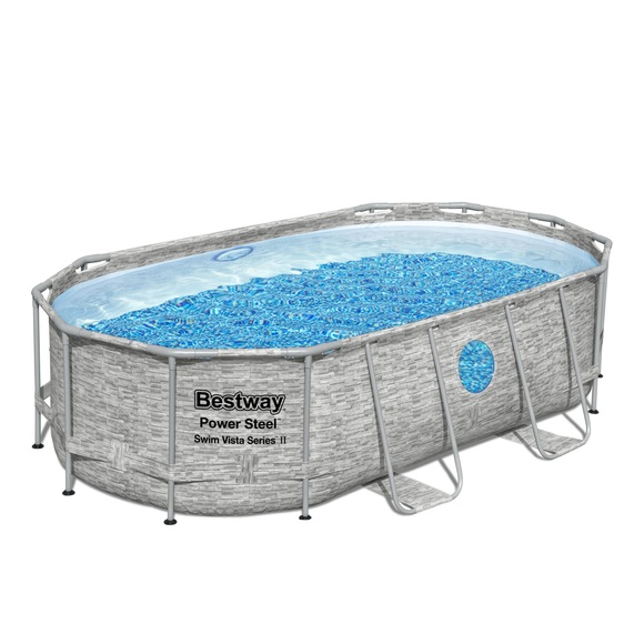 Bestway Swimming Pool Komplett-Set 427 x 250 x 100
