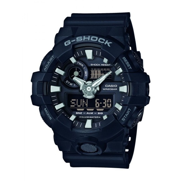 G-Shock Orologio G-Shock Ga-700-1ber uomo gomma nero allarme cronografo