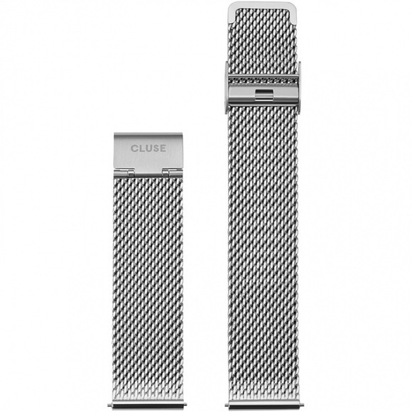 Cluse Strap 20 mm Mesh, Silver/ Silver CS1401101061