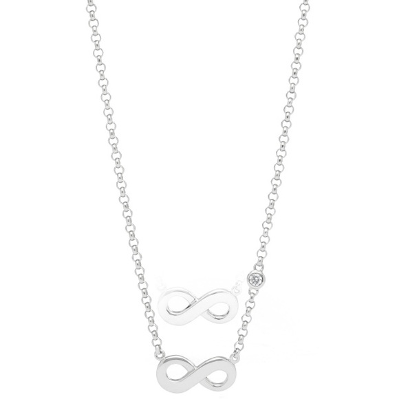 Fossil Sterling Silver JFS00394040 Halskette