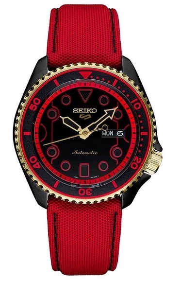 Seiko 5 Ken Streetfighter Limited SRPF20K1 Rush`n ` Blaze Edition