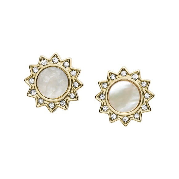Fossil Ohrstecker Damen Gold ONE SIZE