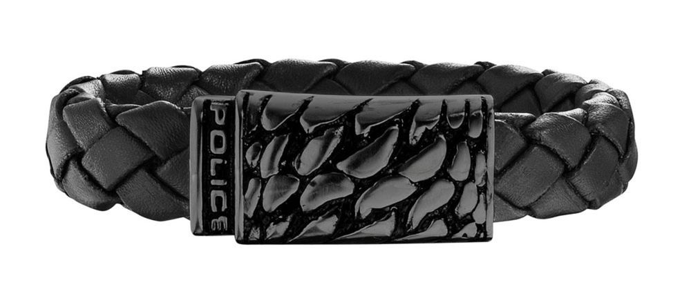 Police - Armband Alligator - Schwarz