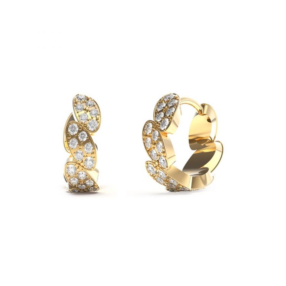 Ohrringe Damen Gold 13mm
