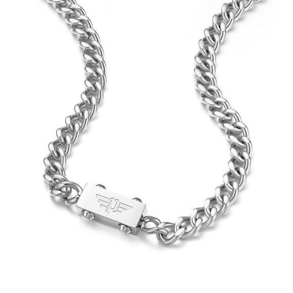 Halskette Mit Anhänger Damen Silber 70 CM