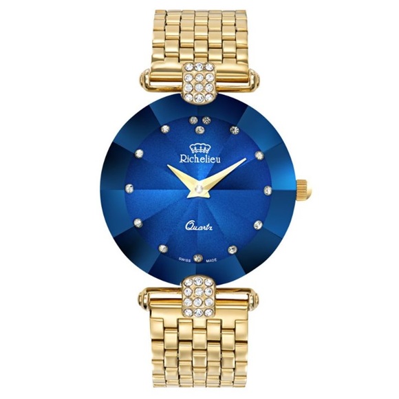 Richelieu Analoguhr Damen Gold 36mm
