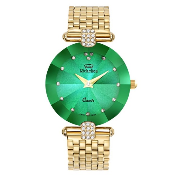 Richelieu Analoguhr Damen Gold 36mm