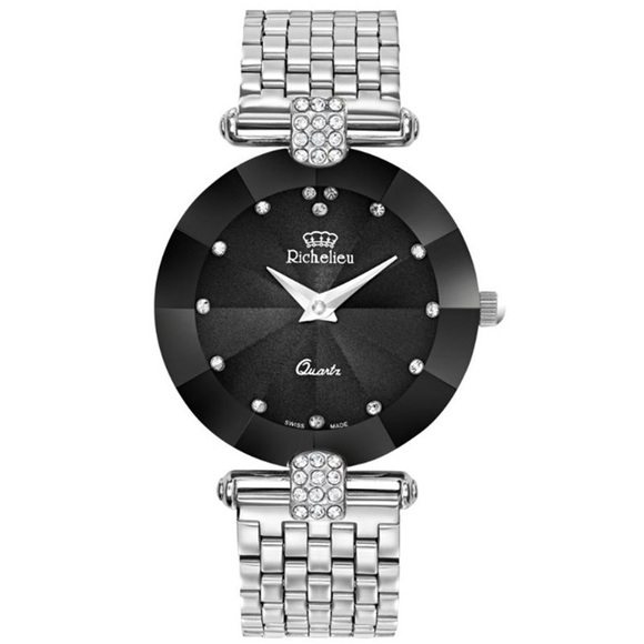 Richelieu Analoguhr Damen Silber 36mm