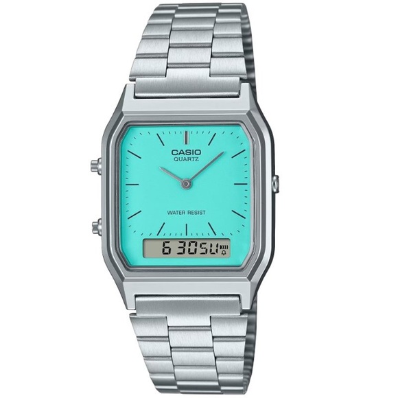 Casio Vintage Edgy AQ-230A-2A2MQYES Colour Variation Unisexuhr