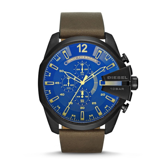 Chronograph Mega Chief - Leder - braun - Ø: 51 mm