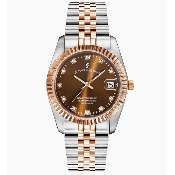 Jacques DU Manoir Damen Analoguhr 36mm