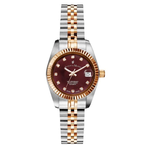 Jacques DU Manoir Damen Analoguhr 36mm