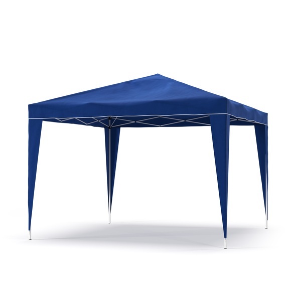 Gartenpavillon Partyzelt 3 x 3 m blau