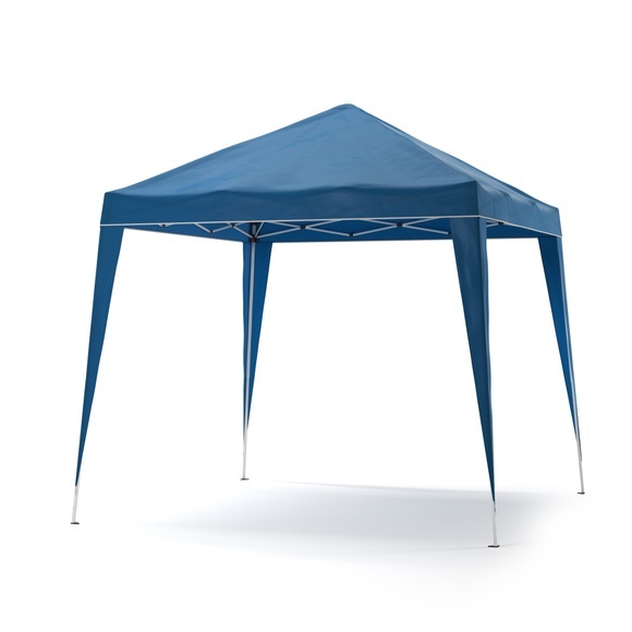 Faltpavillon Gartenzelt 2.6 x 2.6 m blau