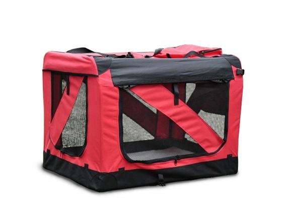 Hundebox faltbar S rot