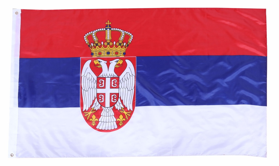 Flagge Serbien 90 x 150 cm