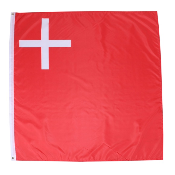 Kantonsflagge Schwyz 120 cm x 120 cm