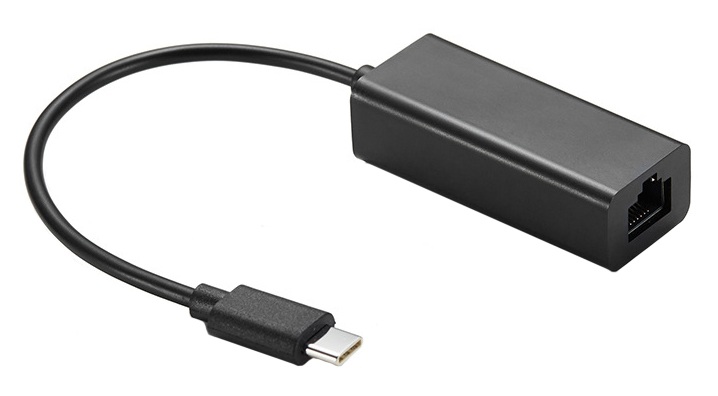 Ethernet - USB C Adapter schwarz