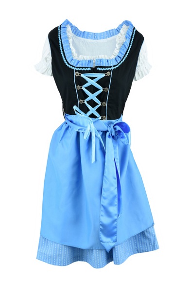Dirndl Kleid blau Grösse 46