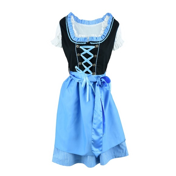 Dirndl Kleid blau Grösse 46