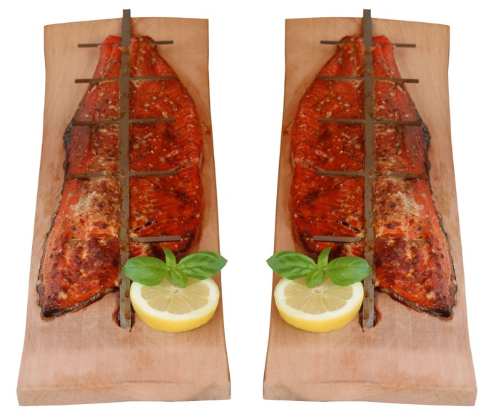 Flammlachs Brett 2er-Set