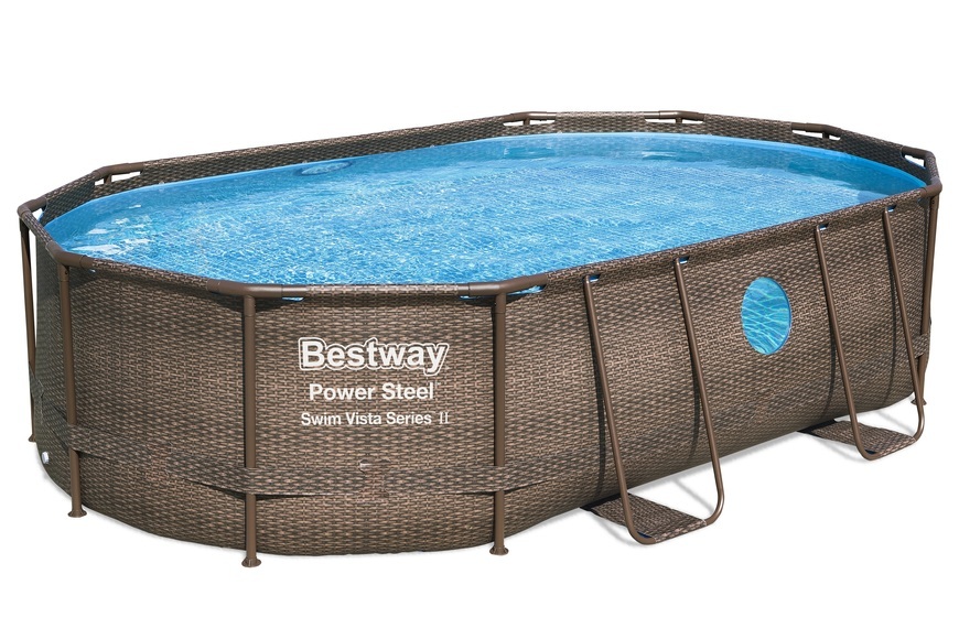 Bestway Pool Komplett-Set 488 x 305 x 107 cm