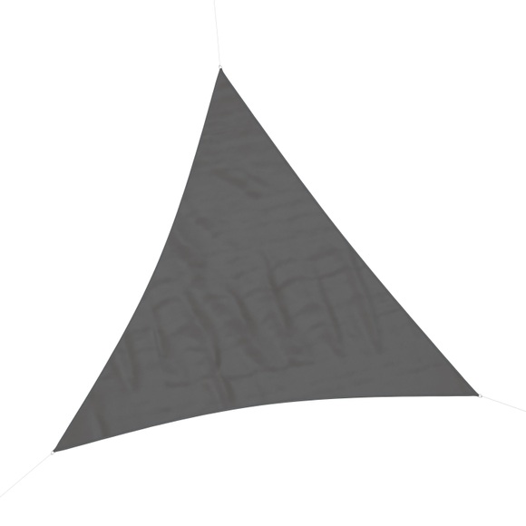 Sonnensegel Polyester 5 x 5 x 5 m grau