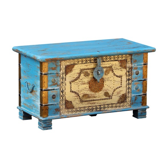 Truhe Vintage WOODY 85 x 50 x 45 cm