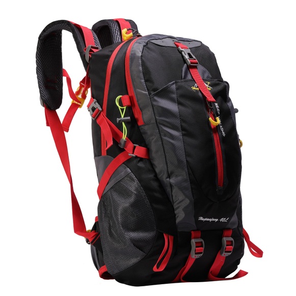 Wanderrucksack CIMA 40L schwarz/rot