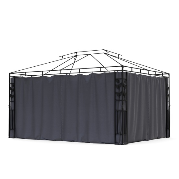 Seitenwände für Gazebo 3 x 4 m anthrazit 4 Stk