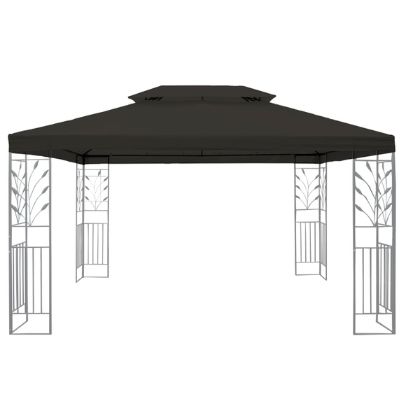 Dach für Gazebo 3 x 4 m anthrazit Art. 10713