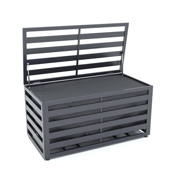 Kissenbox CAJA Alu 100 x 50 x 50 cm anthrazit
