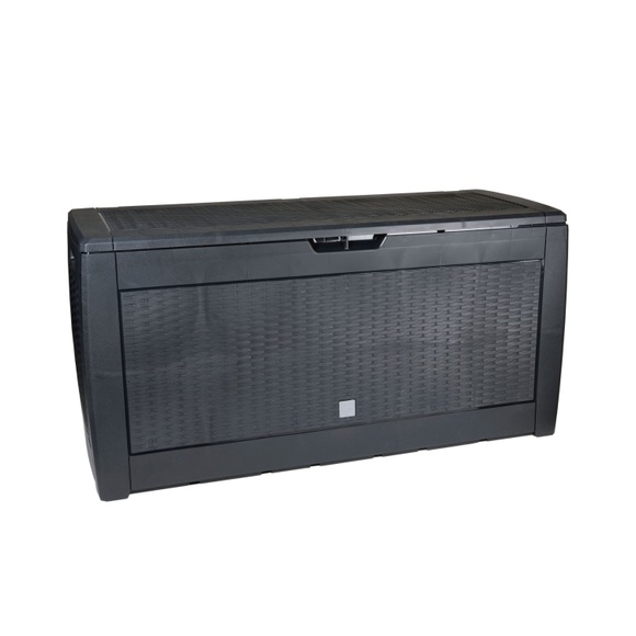 Kissenbox 119 x 48 x 60 cm schwarz