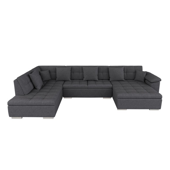 Ecksofa ARIA rechts anthrazit