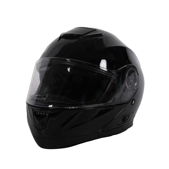 Motorrad Klapphelm schwarz Gr. 55/56