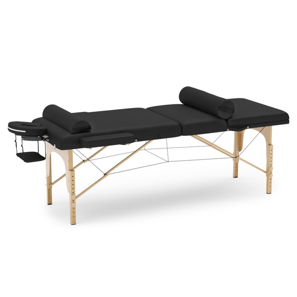 Massageliege 3-Zonen inkl. Knie- & Nackenrolle