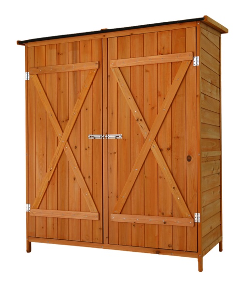 Gerätehaus aus Holz 138 x 66 x 160 cm