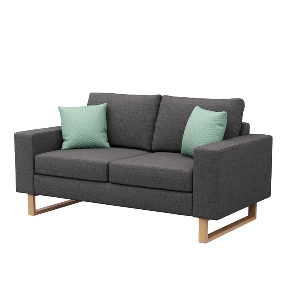 Sofa RONNY 2-Sitzer anthrazit